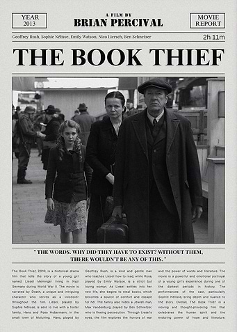 The Book Thief Movie Poster