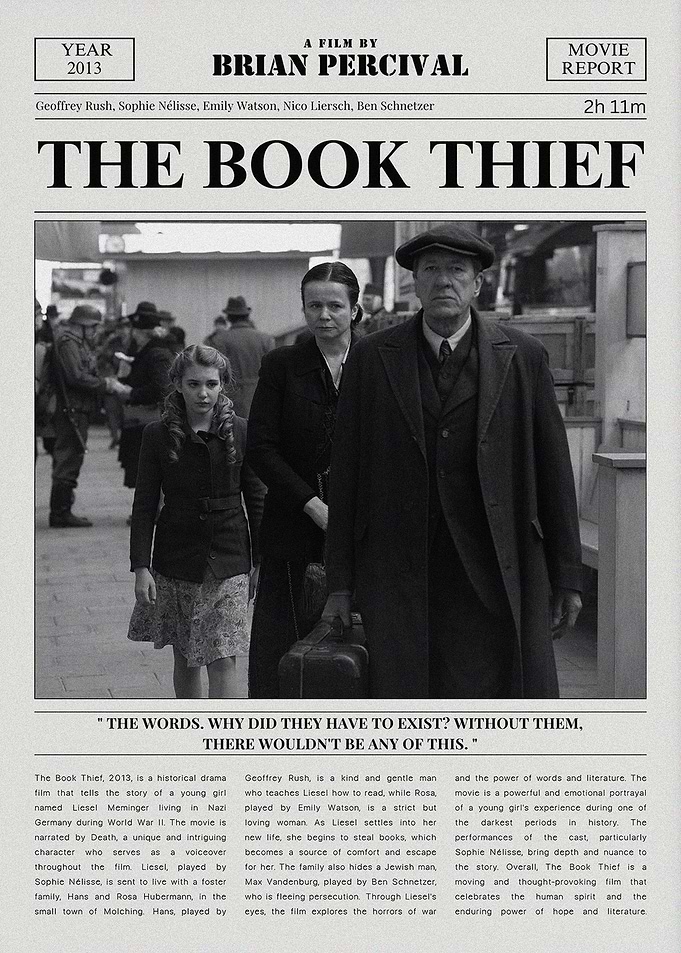 The Book Thief Movie Poster
