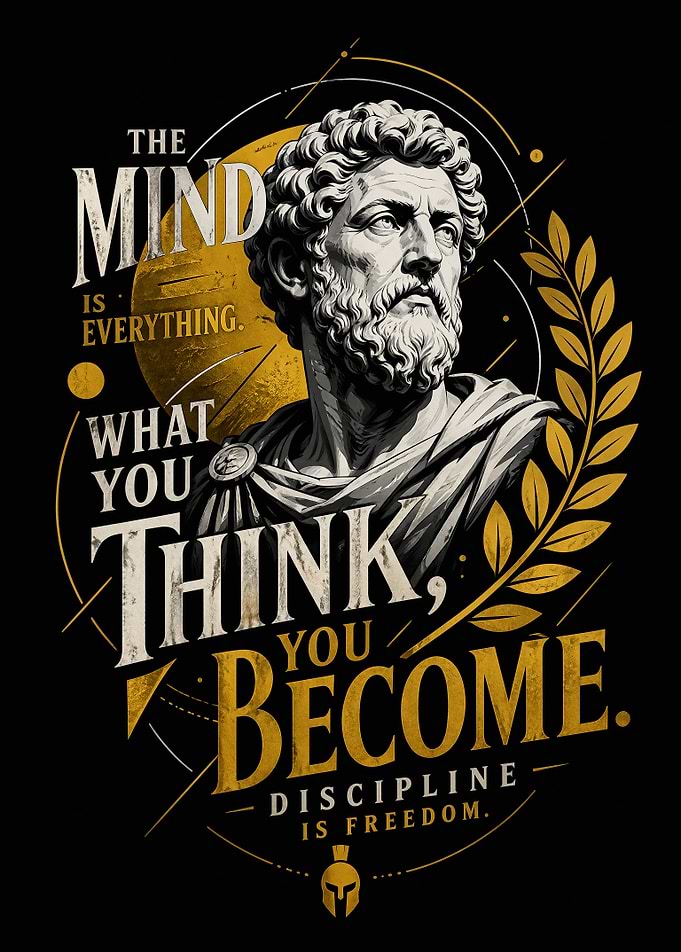 Stoic Philosophy Quote Art