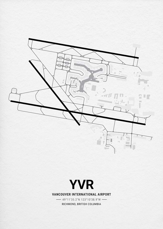Vancouver International Airport Map