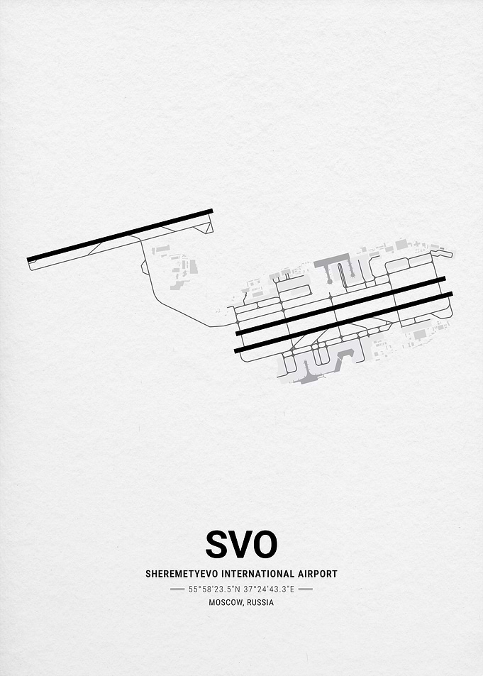 Sheremetyevo International Airport Map