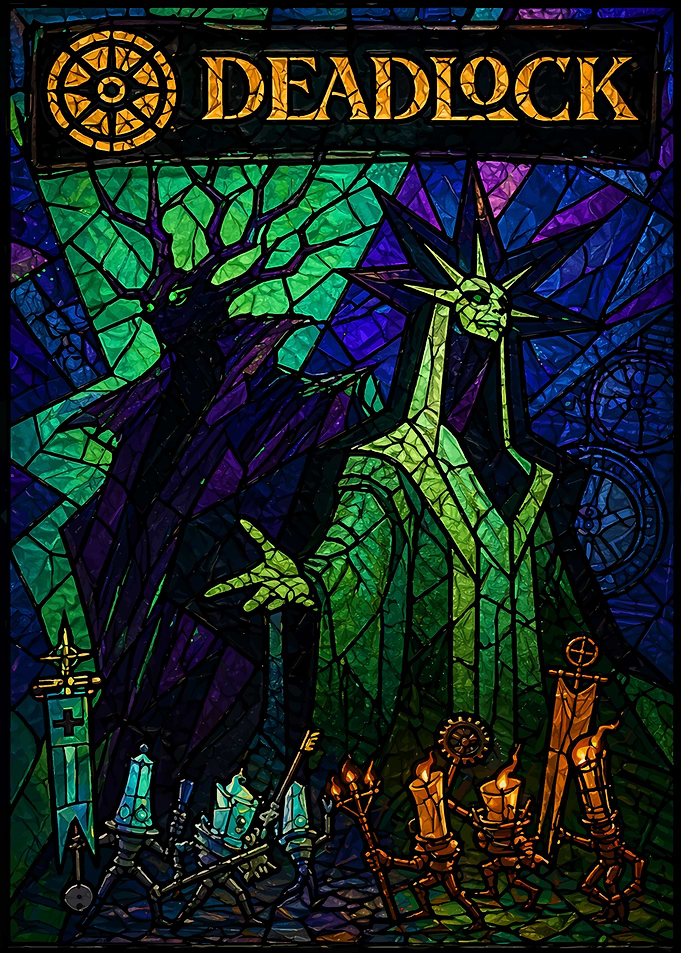 Deadlock Stained Glass Art