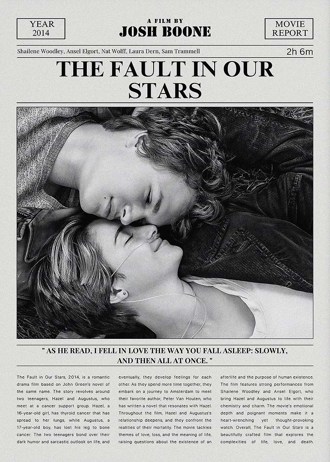 The Fault in Our Stars Movie Poster