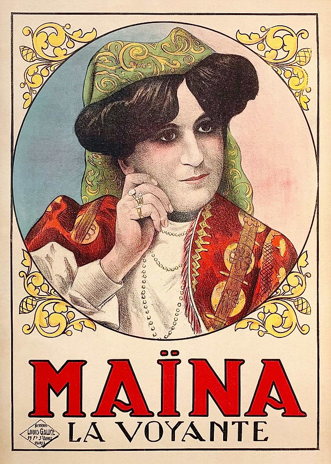 Maina La Voyante (Monica's apartment poster)