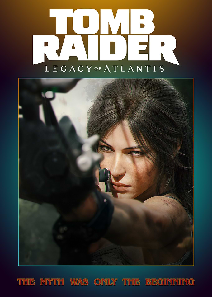 Lara Croft Aiming Bow in Tomb Raider