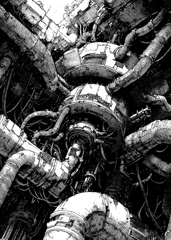 Intricate Mechanical Structure