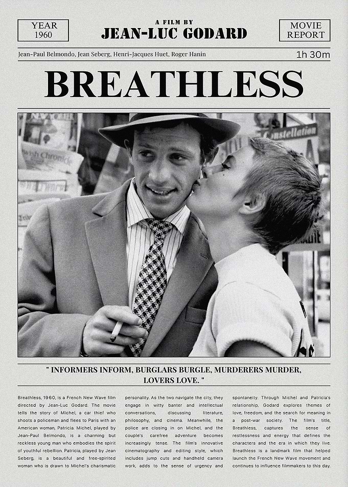 Breathless Movie Poster