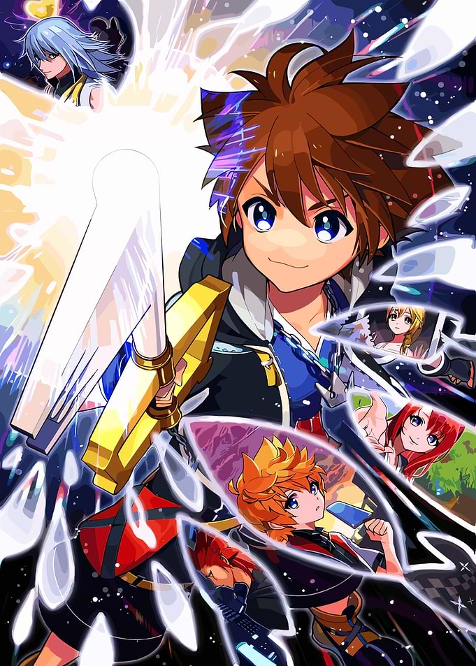 Kingdom Hearts Anime Art