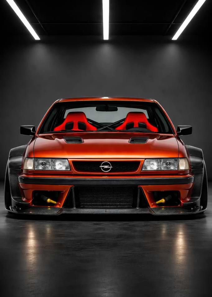 Modified Orange Opel Calibra