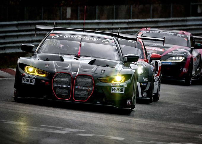 Race Cars on Track