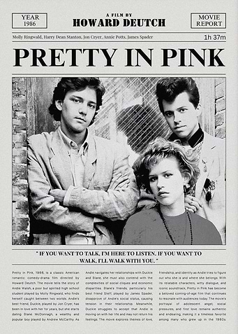 Pretty in Pink Movie Poster