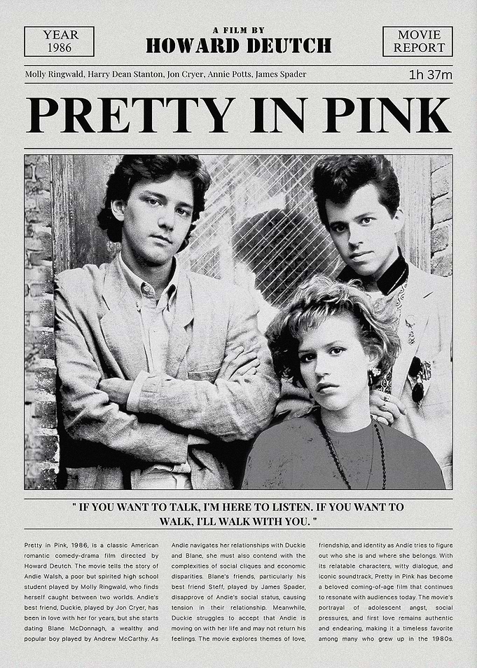 Pretty in Pink Movie Poster