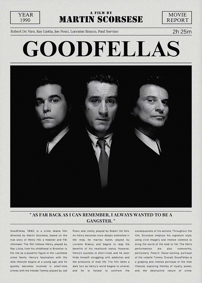 Goodfellas Movie Poster