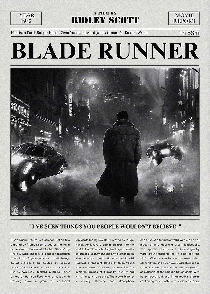 Blade Runner Movie Poster