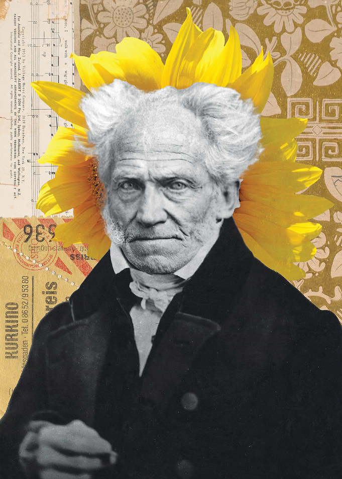 Arthur Schopenhauer Collage