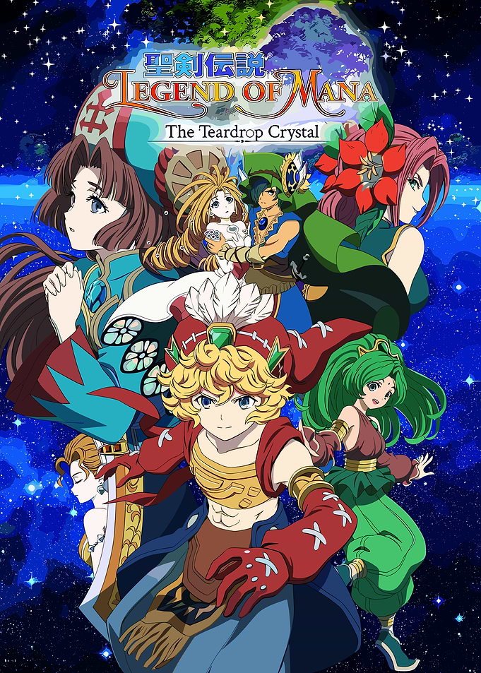 Legend of Mana The Teardrop Crystal Anime Poster