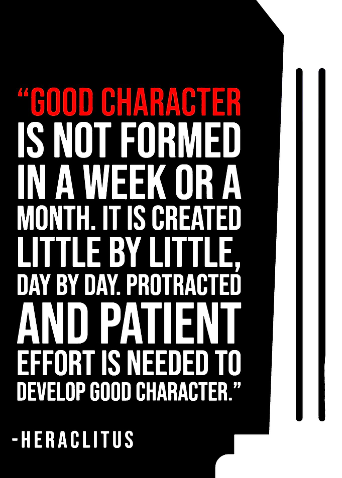 Good Character Quote by Heraclitus