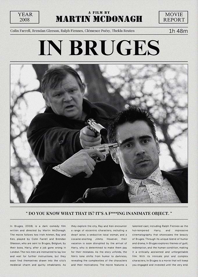 In Bruges Movie Poster