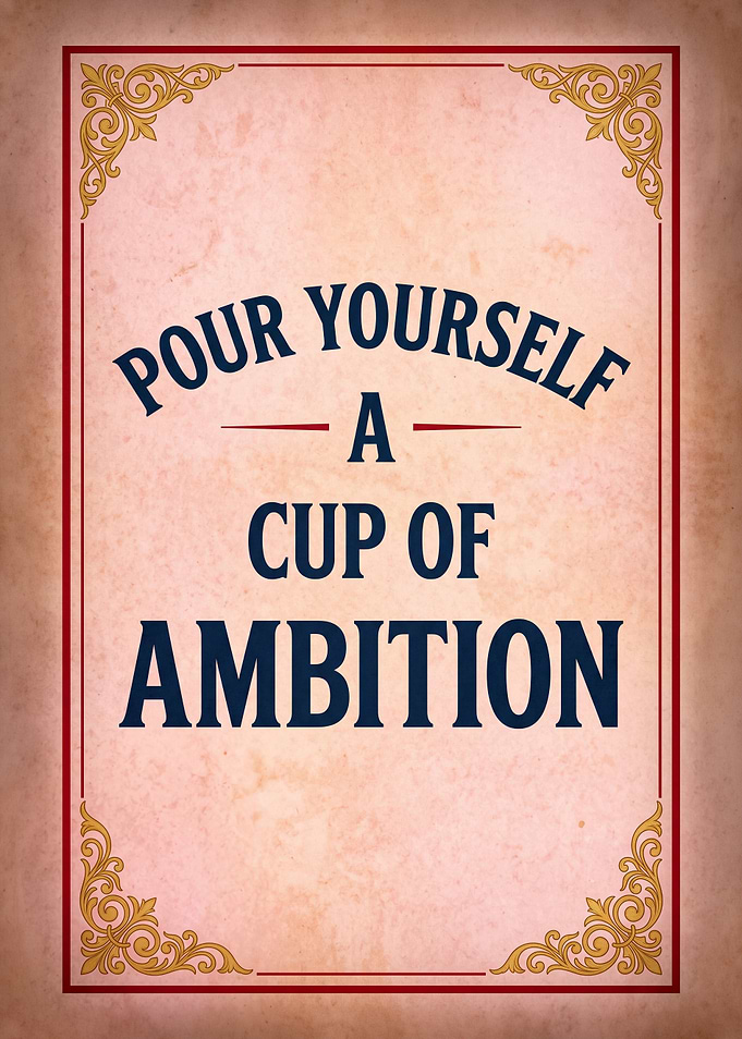 Ambition Motivational Poster