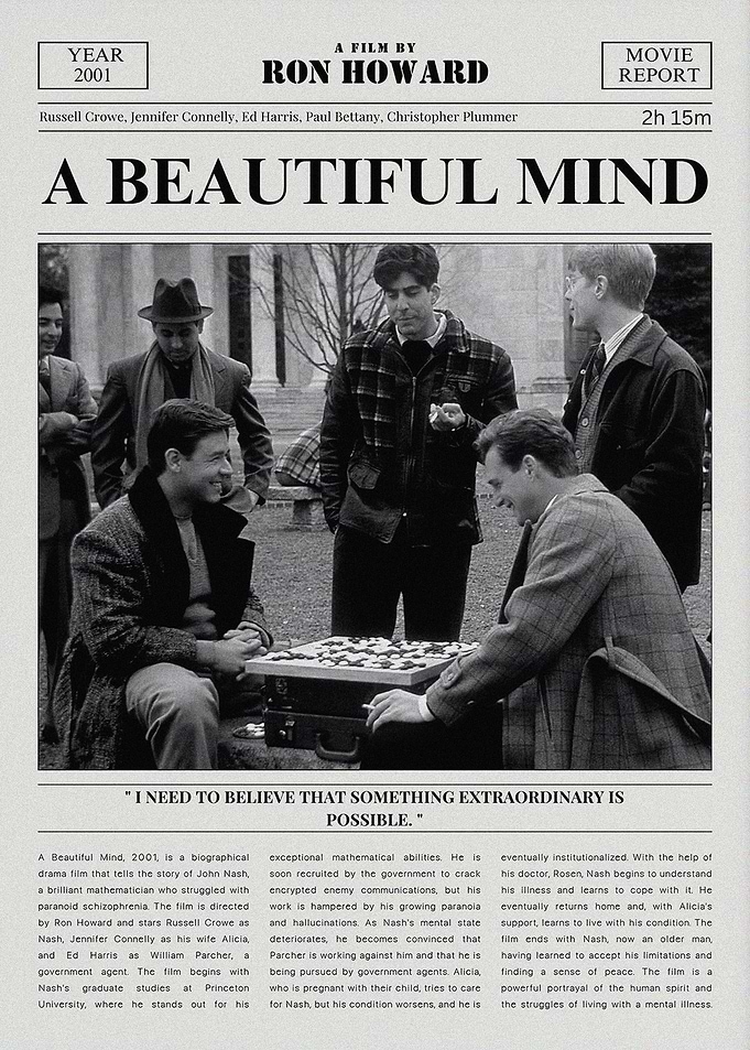 A Beautiful Mind Movie Poster