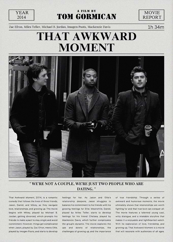 That Awkward Moment Movie Poster