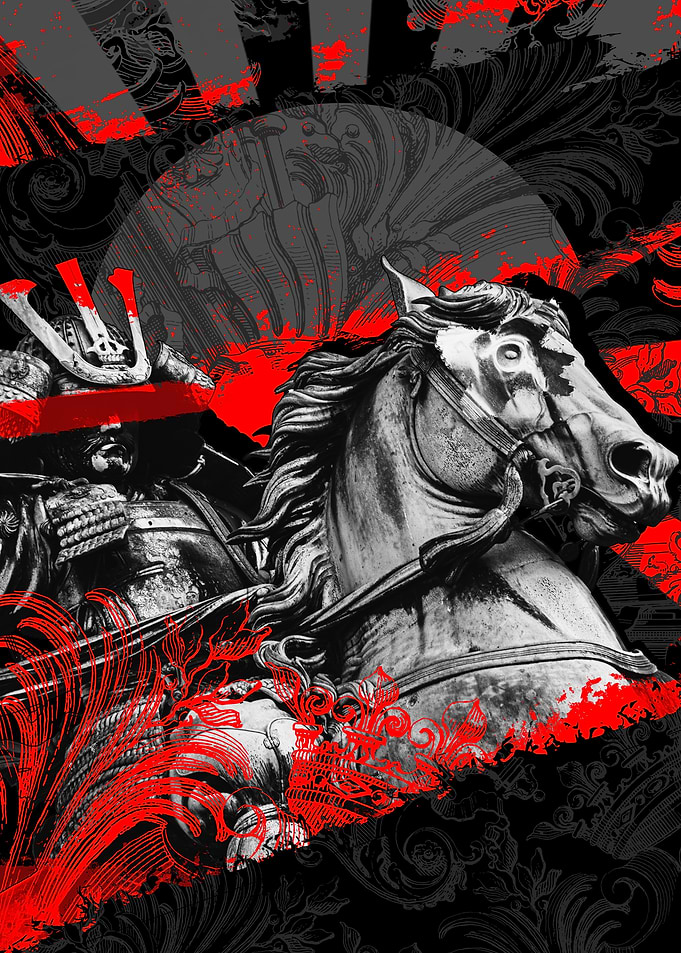 Samurai Warrior on Horseback