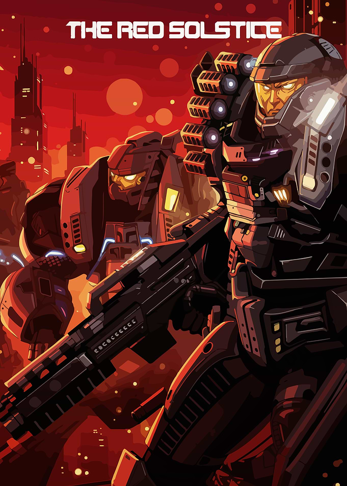 The Red Solstice Sci-Fi Art