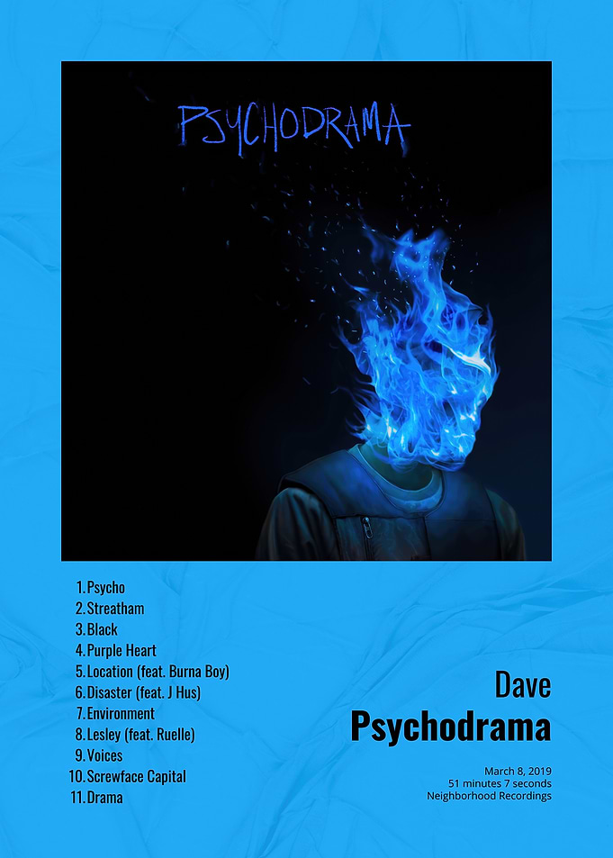 Dave Psychodrama Album Cover