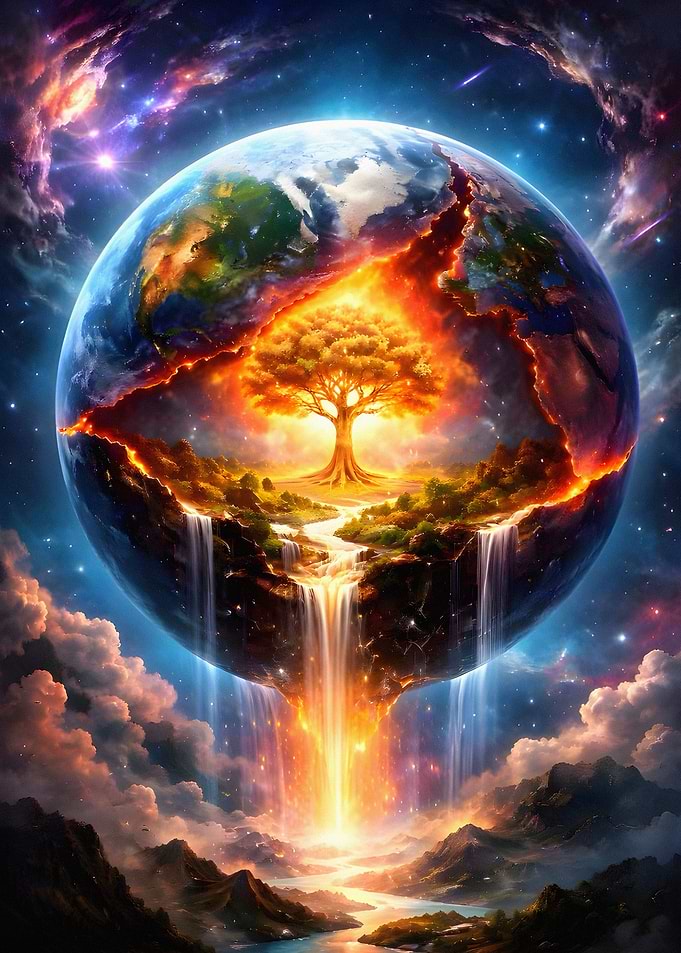 Cosmic Tree of Life on Earth