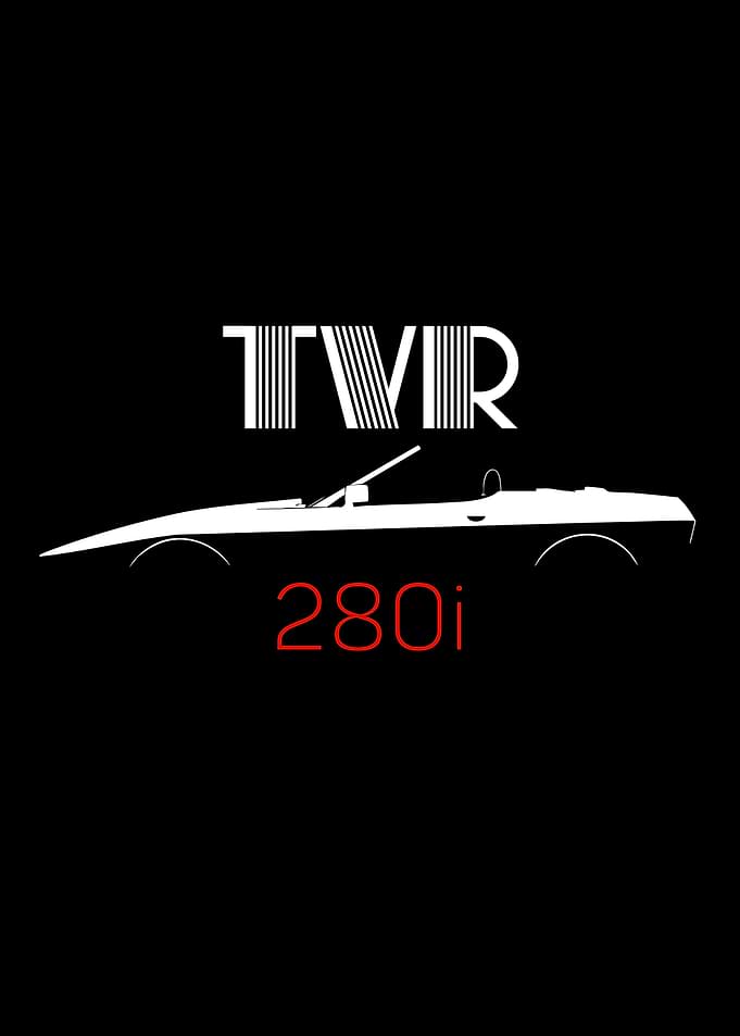 TVR 280i Car Silhouette