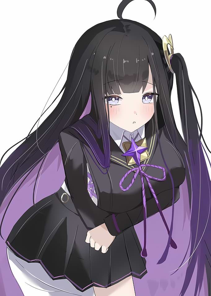 Anime Girl in School Uniform