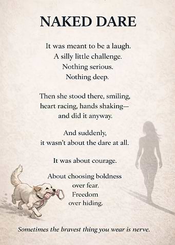 Naked Dare Poem with Illustrations