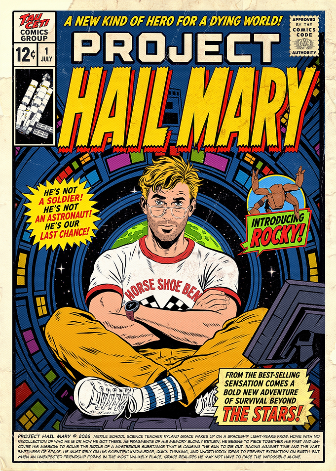 Project Hail Mary Comic Cover