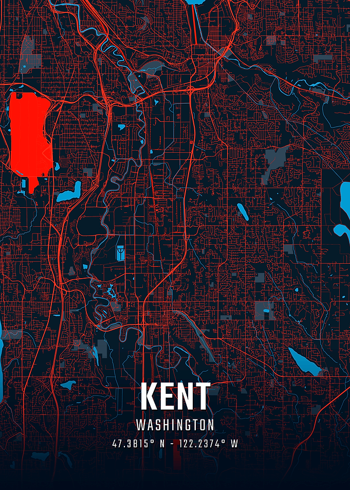 Kent Washington City Map