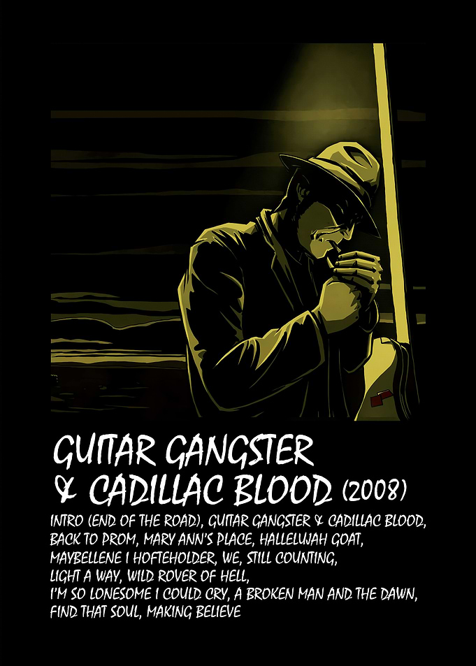 Guitar Gangster & Cadillac Blood Poster
