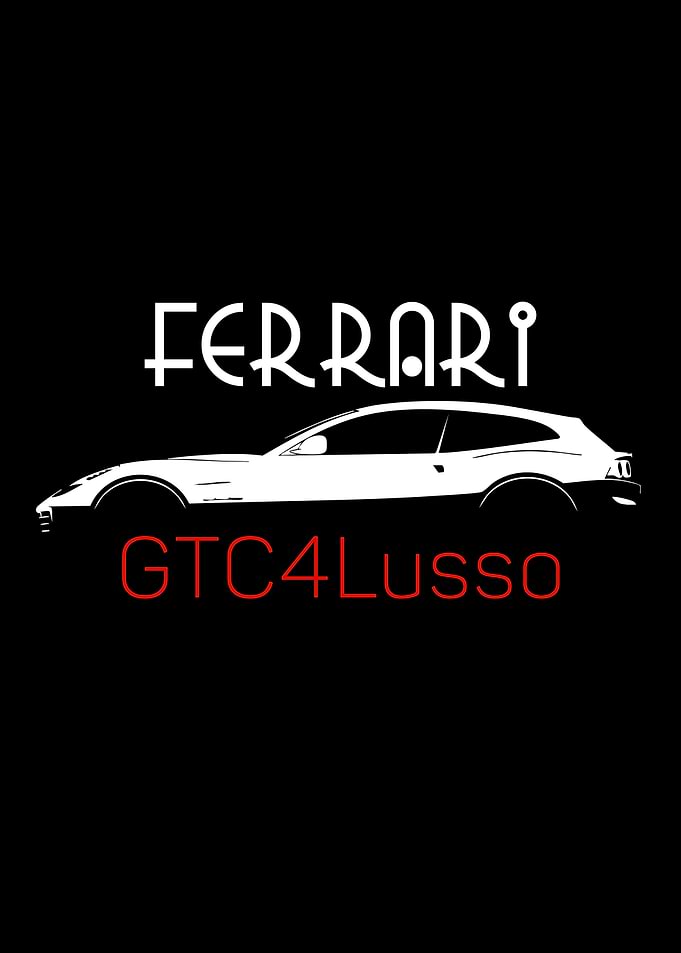 Ferrari GTC4Lusso Silhouette