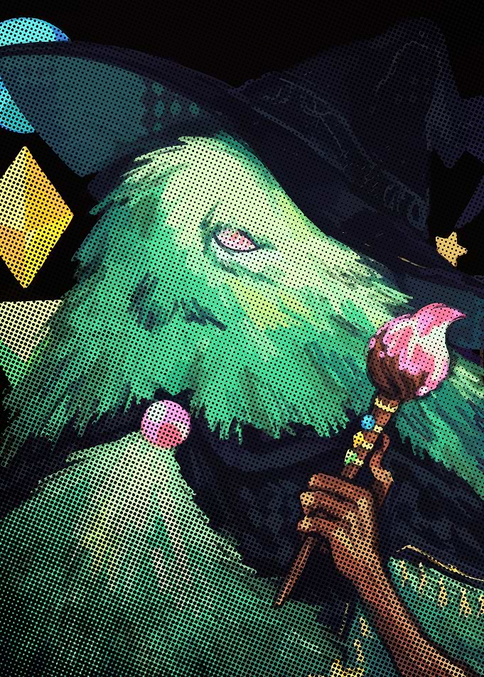 Green Wizard Inscryption Game Art