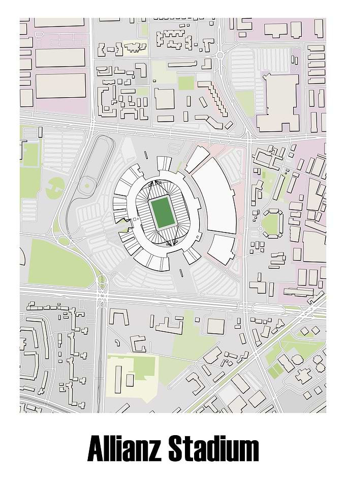 Allianz Stadium Map