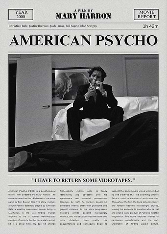 American Psycho Movie Poster