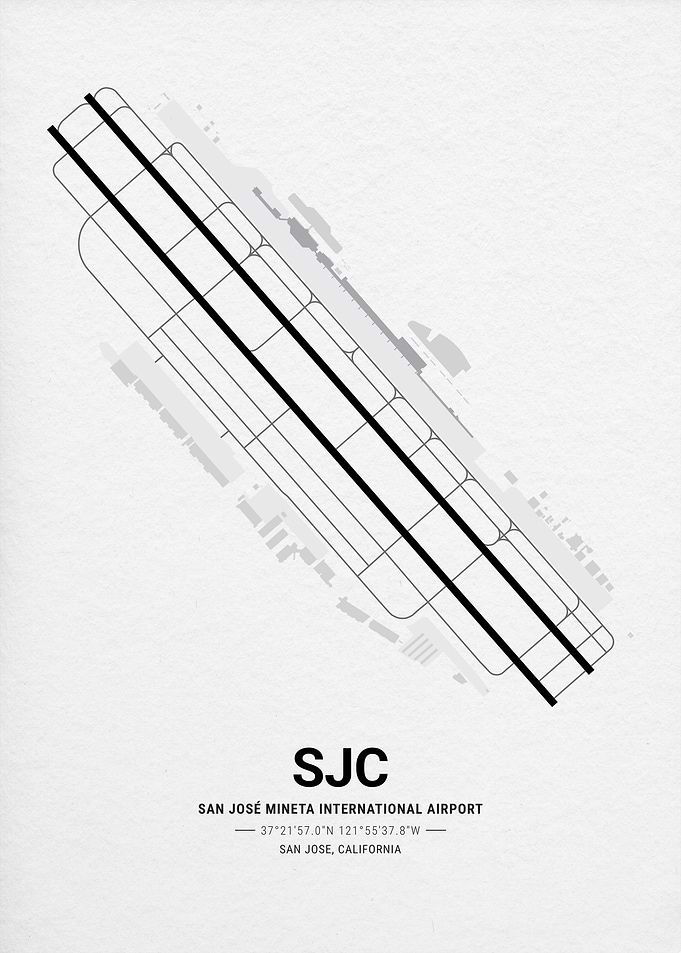 San Jose International Airport Map