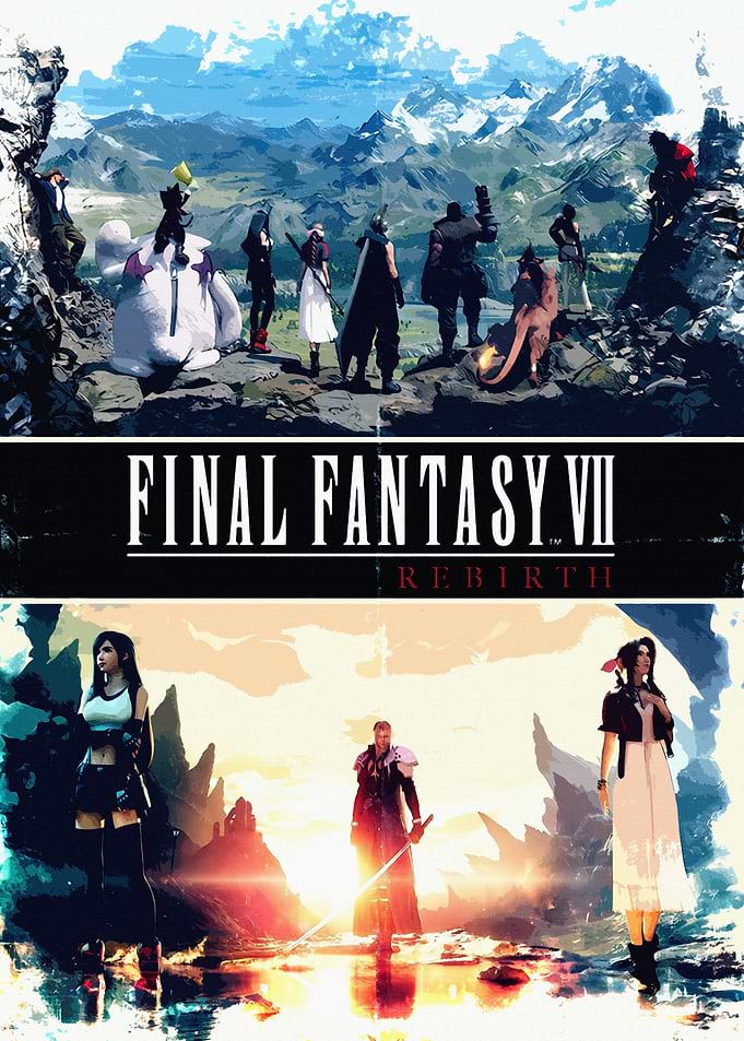 Final Fantasy VII Rebirth Poster