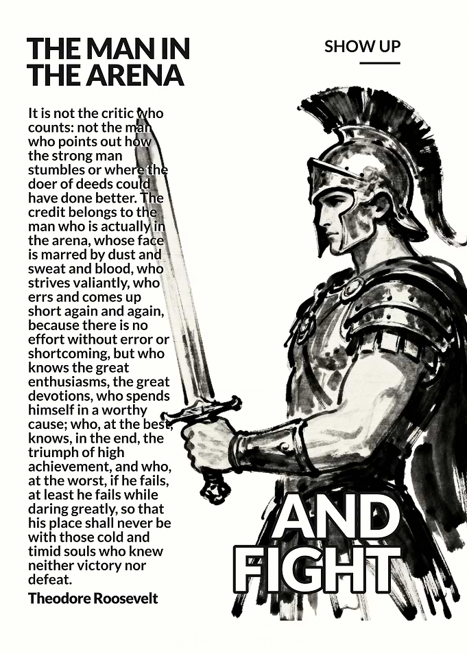 Man in the Arena Quote