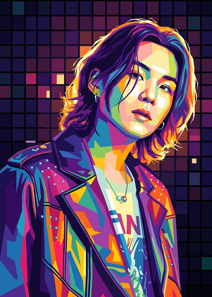 Suga Pop Art Portrait