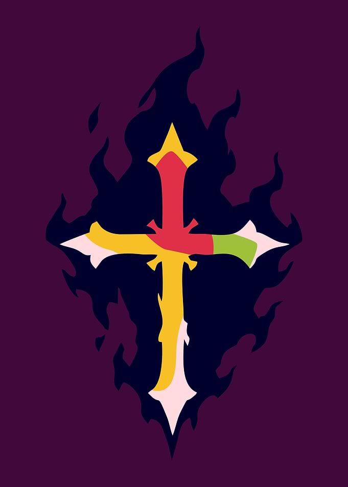 Fiery Cross Symbol