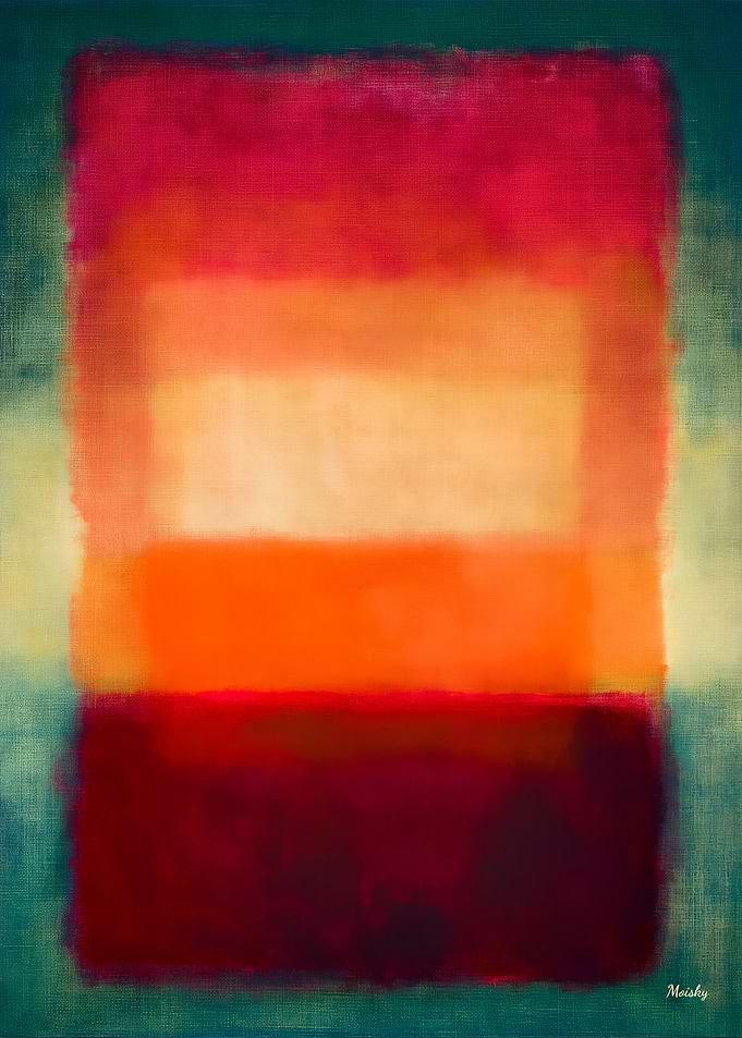 Inner Radiance – Celestial Color Fields Abstract Wall Art