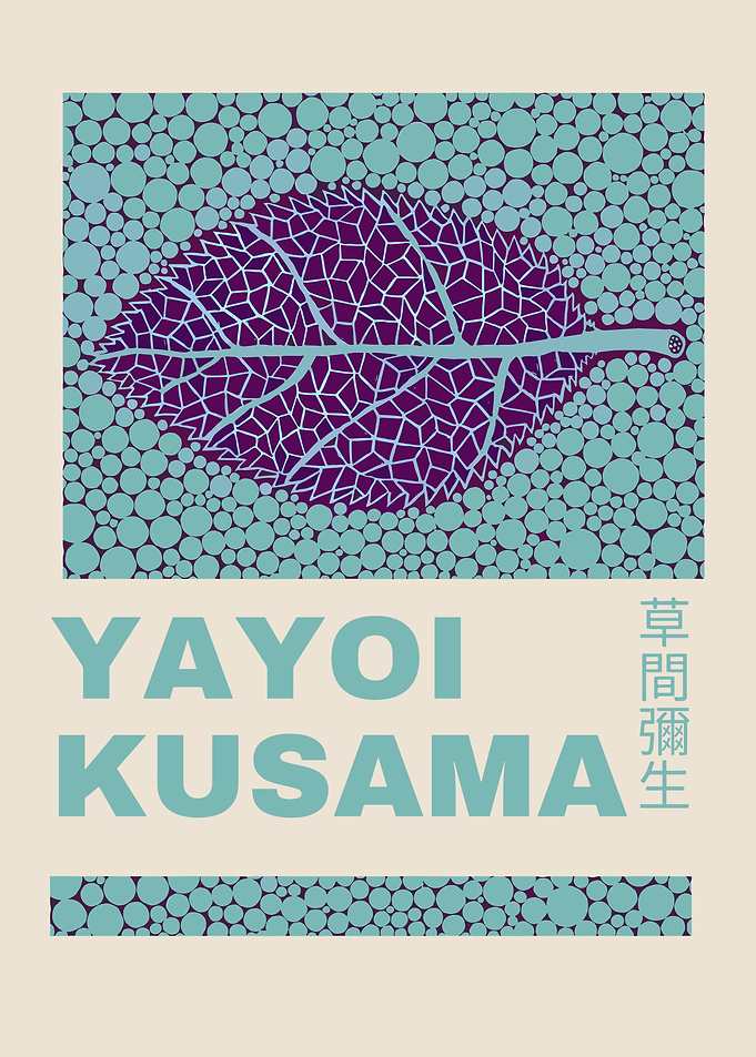 Yayoi Kusama Leaf Art