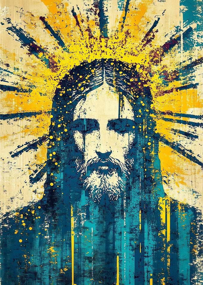 Jesus Christ Pop Art Portrait