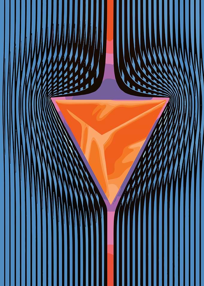 Abstract Geometric Flow Art