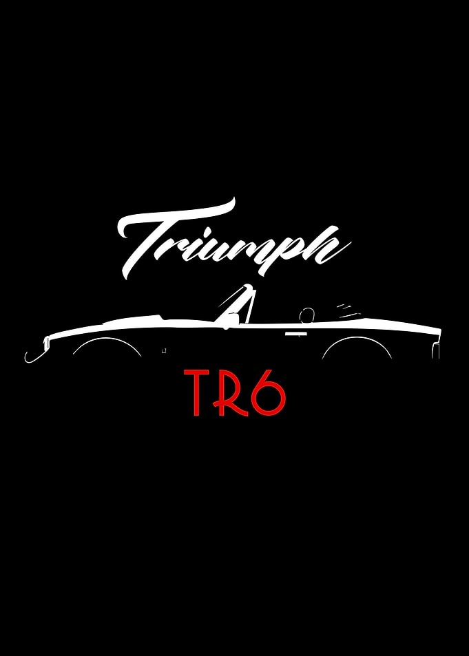 Triumph TR6 Car Silhouette