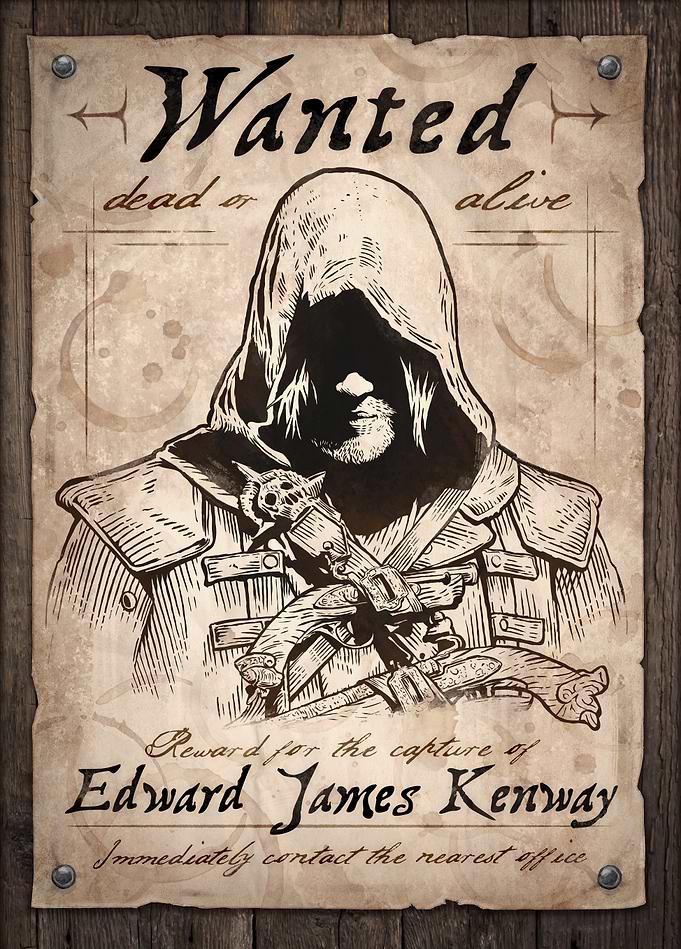 Edward Kenway: Wanted Dead or Alive